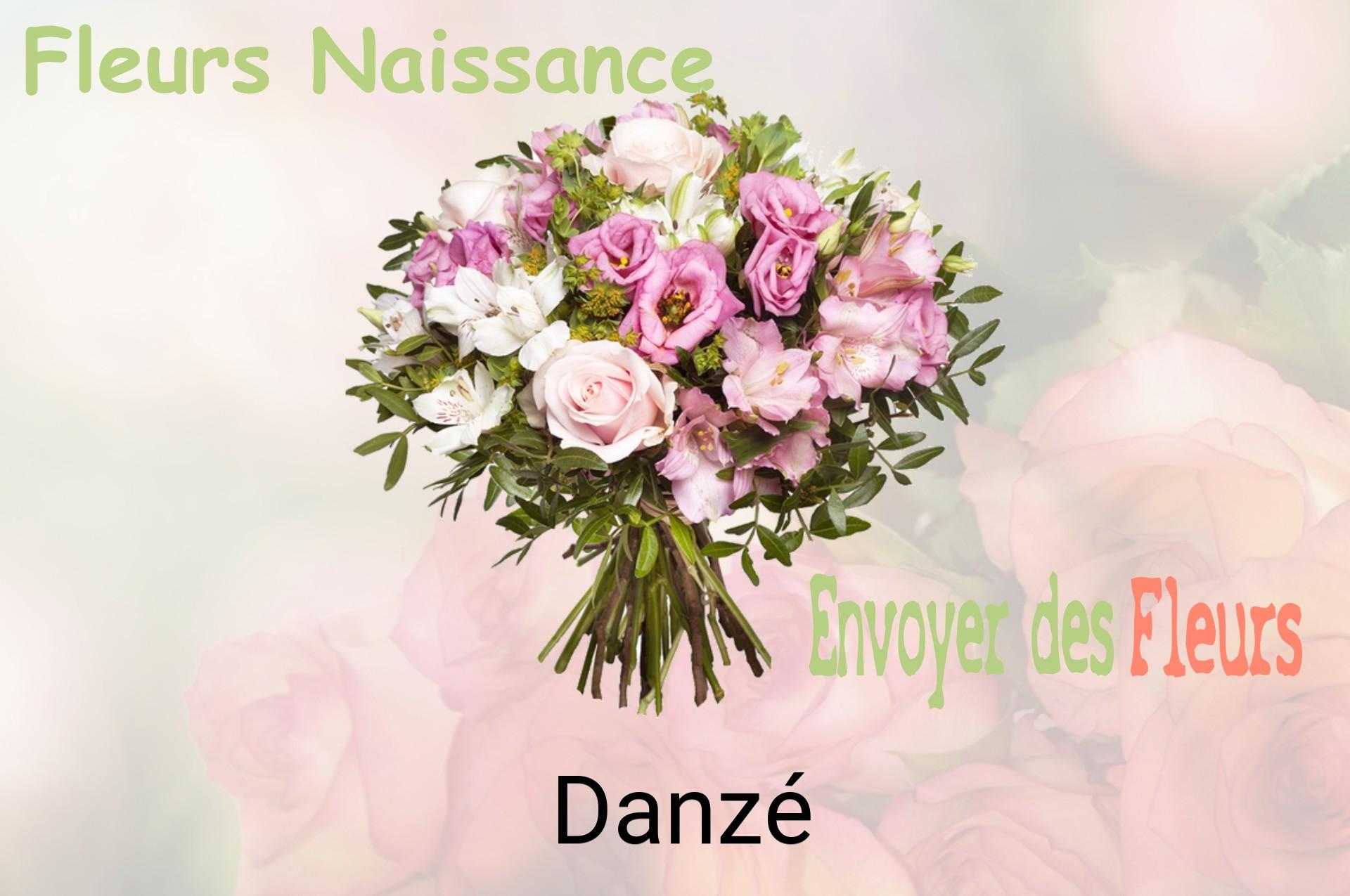 Bouquet de fleurs de naissance livré à Danzé